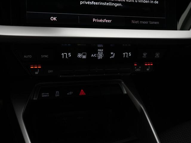 Audi A3 SPORTBACK S edition Competition 45 TFSI e 245 pk S-tronic | Stoelverwarming | Parkeersensoren achter | Leder | Cruise | 18 inch