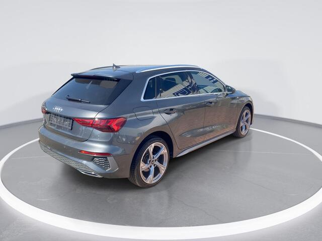 Audi A3 SPORTBACK 40 TFSIe S-line 150 kW/204PK 6-versn. S-tronic · Bang&Olufson Audio · Camera + Parkeersensoren · Memory Seats · Fabrieksgarantie t/m 09-03-2026