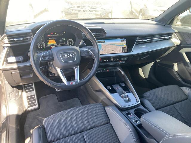 Audi A3 SPORTBACK 40 TFSIe S-line 150 kW/204PK 6-versn. S-tronic · Bang&Olufson Audio · Camera + Parkeersensoren · Memory Seats · Fabrieksgarantie t/m 09-03-2026
