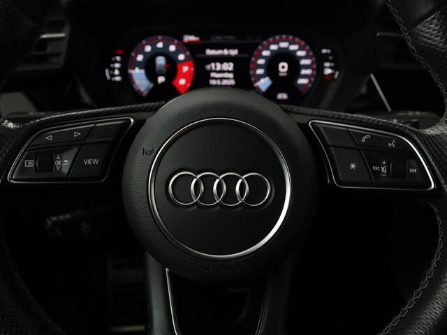 Audi A3 SPORTBACK 30 TFSI S edition | Carplay | Trekhaak | Sportstoelen | Navigatie | Virtual Cockpit | Half leder | Full LED | Climate control | Cruise control | Getint glas