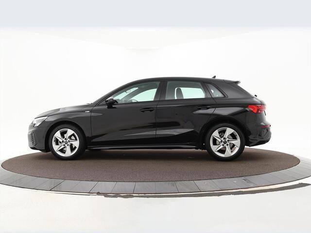 Audi A3 SPORTBACK 30 Tfsi 110pk S-tronic S edition · ACC · Camera · P-Sensoren · Park Assist · Smartphone Interface · Navi · Zwart Optiek · 17'' Inch · Garantie t/m 14-05-2028 of 100.000km