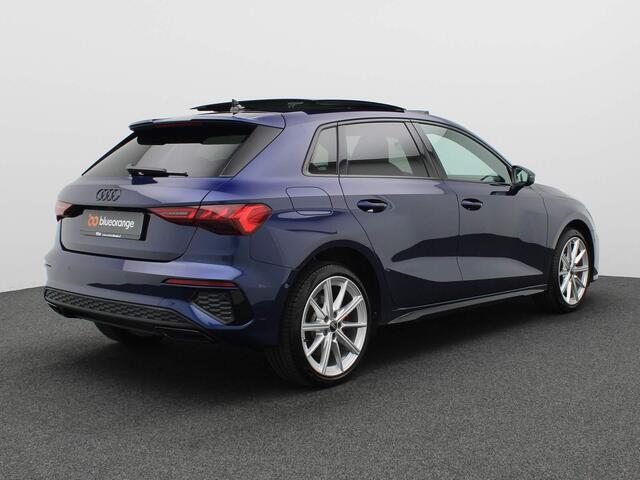 Audi A3 SPORTBACK 45 TFSI e S edition 245PK S-tronic Panoramadak, leder, achteruitrijcamera, stoelverwarming, virtual pedal, elek. stoelen, virtual cockpit, keyless, 18'' lichtmetaal