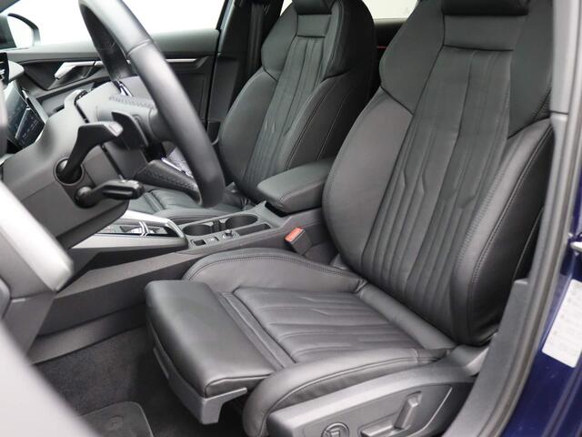 Audi A3 SPORTBACK 45 TFSI e S edition 245PK S-tronic Panoramadak, leder, achteruitrijcamera, stoelverwarming, virtual pedal, elek. stoelen, virtual cockpit, keyless, 18'' lichtmetaal