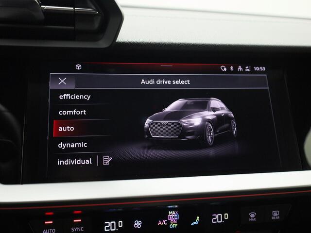 Audi A3 SPORTBACK 40 TFSIe 150kW/204PK Advanced · S-line Interieur · Navigatie · Stoelverwarming · Drive select · Leder/stof