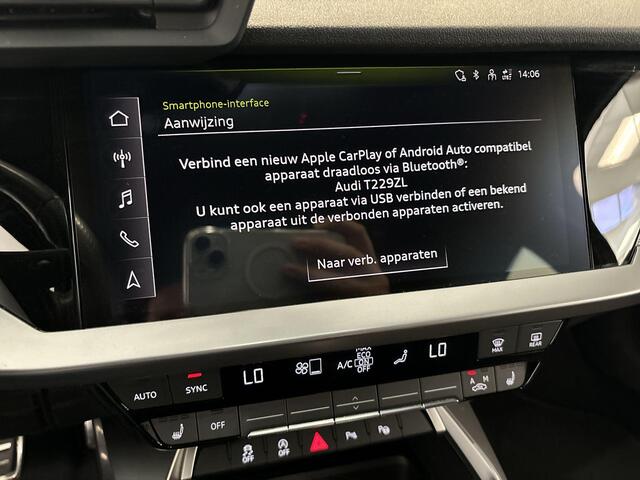 Audi A3 SPORTBACK 30 Tfsi 110pk S-tronic S edition · Camera · Apple/Android Car Play · Navi · P-Sensoren · Park Assist · 17'' Inch · Garantie t/m 18-10-2027 of 100.000km