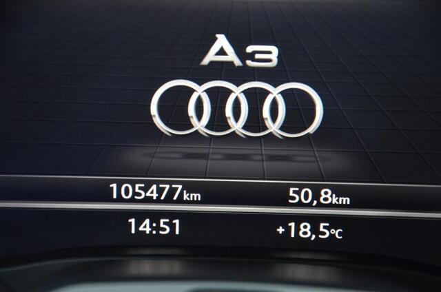 Audi A3 SPORTBACK 35 TFSI CoD Advance Sport S Line Automaat/Navi/Led/Pdc/Ecc/Stoelverwarming/Virtual cockpit/Cr-Controle/18-Inch Lmv/Panoramadak