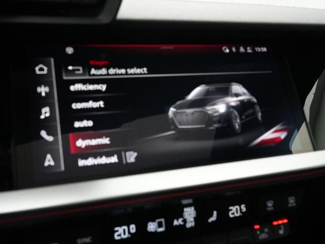 Audi A3 SPORTBACK 40 TFSI e 204 pk S-tronic Edition | Panoramadak | Matrix LED | Bang & Olufsen sound | Stoelverwarming | Head-up display | Park Assist | Side Assist | 18 inch