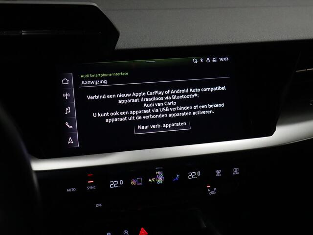 Audi A3 SPORTBACK 30 TFSI Sport [CRUISE CONTROL, APPLE CARPLAY, PARKEERSENSOREN, SPORTSTOELEN, NAVIGATIE, NIEUWSTAAT]