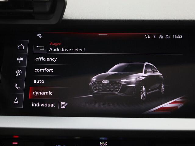 Audi A3 SPORTBACK 45 TFSIe 272kW/272PK S Line Competition · Panoramadak · Drive select · Camera + Parkeersensoren · Garantie tot april 2027