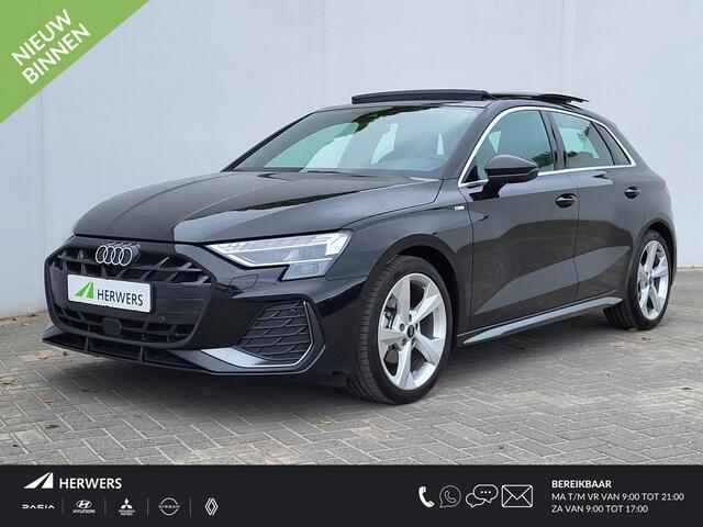 Audi A3 SPORTBACK 35 TFSI line Automaat / Panoramadak / SONOS premium audio / Apple Carplay / Android Auto / S-line interieur & extrieur / Camera / DAB / Stoelverwarming / Adap Cruise / Matrix LED /