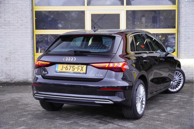 Audi A3 SPORTBACK 35 TFSI 150PK! Business Edition BJ2020 Lmv 17" | Led V+A | Pdc | Navi | Dynamische knipperlichten | App-Connect | Virtual cockpit | Climate control | Cruise control | Sportstoelen | Getint glas | Nw-model!