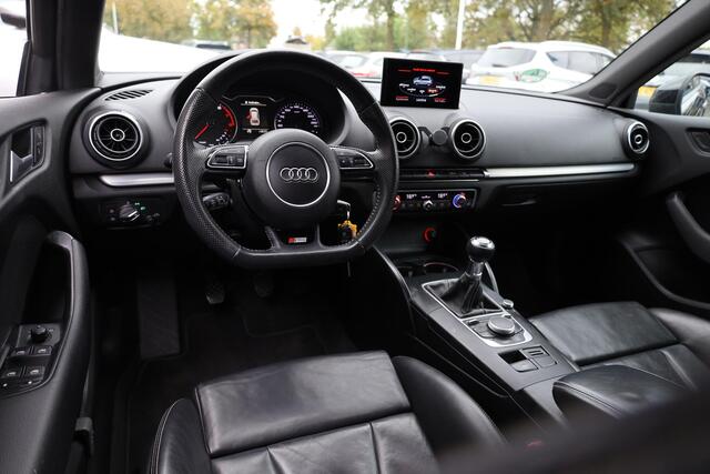 Audi A3 SPORTBACK 1.4 TFSI S-LINE Ambition Pro Line plus LEER ZWARTE-HEMEL SPORTSTUUR/STOELEN TREKHAAK-AFN STOELVERW. CRUISE CLIMA NAVI NAP 18''LMV