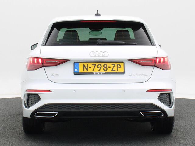 Audi A3 SPORTBACK 40 TFSi e 204 Pk Automaat S-Line | Full LED | 18 Inch | Zwart Optiek | Adaptive Cruise | App Connect | Stoelverwarming | 69.586 Km!!