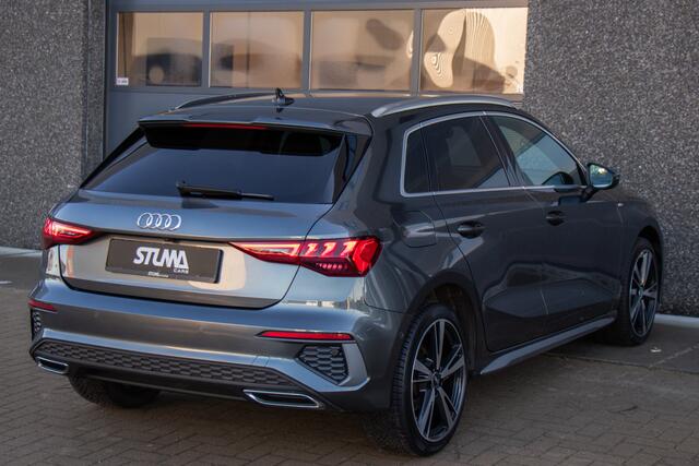 Audi A3 SPORTBACK 45 TFSI e S edition Competition | BTW | S-Line | Matrix LED | Keyless | Camera | Virtual | DAB | B&O Audio | Carplay | Leder | Memory Seats | ACC | Sfeer | 245 PK | Dealer Onderhouden | Garantie