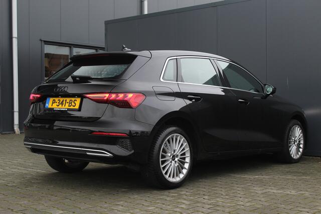 Audi A3 SPORTBACK 40 TFSI e Advanced edition | Incl. 12 maanden garantie | SOH 99% | Apple CarPlay | Sportstoelen | DAB | Bang & Olufsen | Zwarte hemel | Cruise control | Climate control | LED koplampen | Virtueel dashboard | Nederlandse auto |