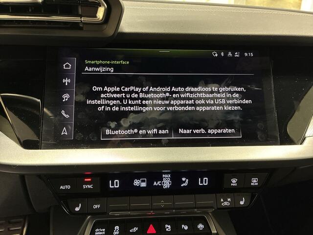 Audi A3 SPORTBACK 40 TFSIe 204pk S-tronic S edition · Camera · P-Sensoren · Apple/Android Car Play · Navigatie · 17'' Inch · Garantie t/m 16-06-2029 of 100.000km