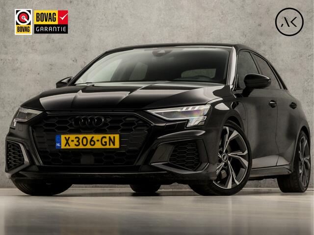 Audi A3 SPORTBACK 45 TFSI e S-Line Competition 245Pk Automaat (APPLE CARPLAY, GROOT NAVI, HEAD-UP DISPLAY, ELEK SPORTSTOELEN, STOELVERWARMING, ADAPTIVE CRUISE, LED, GETINT GLAS, NIEUWSTAAT)