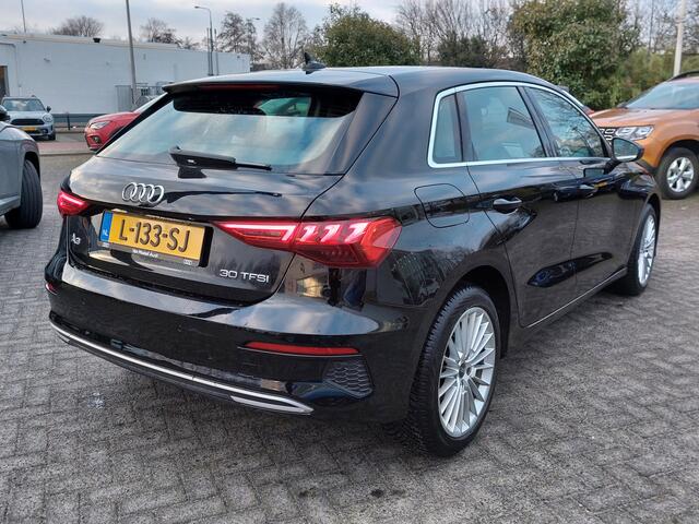 Audi A3 SPORTBACK 30 TFSI 110pk Automaat Advanced Edition | Origineel NL | Navi | Apple Carplay+Android Auto | Clima | Cruise | Led Koplampen | Pdc V+A | Rijstrook+Licht+Regensensor | 17''lm