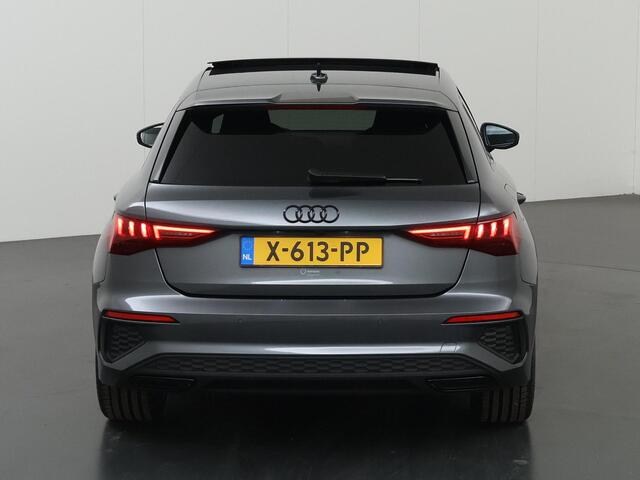Audi A3 SPORTBACK 35 TFSI S edition | B&O Audio | Virtual Cockpit | Sport stoelen | Stoelverwarming | Panoramadak | Camera | DAB | Trekhaak | Matrix LED | Adaptieve Cruise Control |