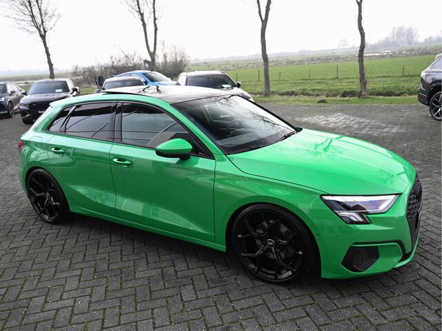 Audi A3 SPORTBACK 40TFSI E 204PK Individual Vipergreen!! RS-Zetels Pano Sfeerverl ACC Lane Assist Virtual Led V+A Uniek!