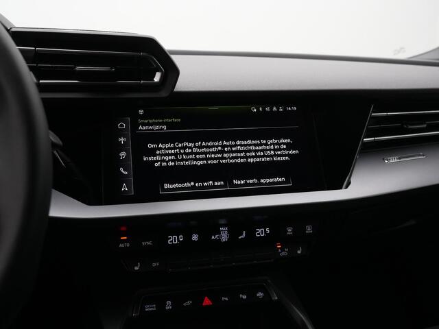 Audi A3 SPORTBACK 40 TFSI e 204 pk S-tronic Advanced edition | Stoelverwarming | Navigatie | Parkeersensoren voor/achter