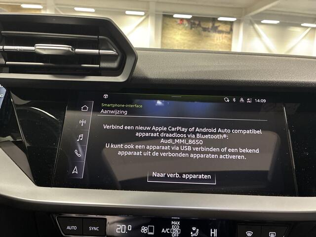 Audi A3 SPORTBACK 40 TFSIe 204pk S-tronic Advanced Edition · Panoramadak · Camera · B&O Audio · Apple/Android Car Play · Navigatie · 17'' Inch ·