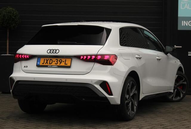 Audi A3 SPORTBACK 45 TFSI e S edition Competition 4 jaar fabrieksgarantie | Panorama Dak | 3x S-line | Leer | ACC | Matrix