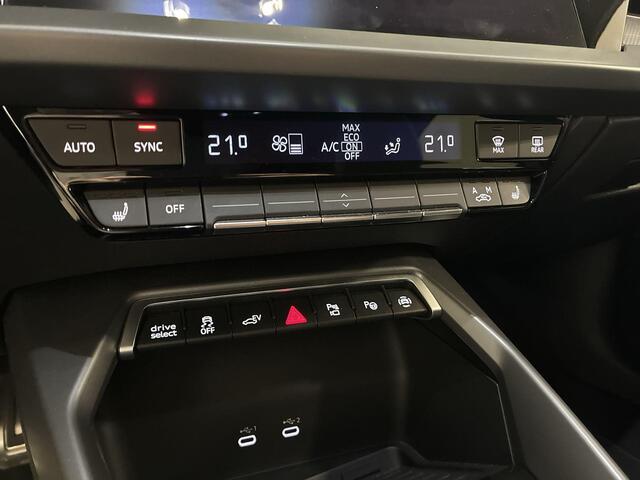 Audi A3 SPORTBACK 40 TFSIe 204pk S-tronic S edition · Camera · Apple/Android Car Play · Navigatie · Stoelverwarming · P-Sensoren · 18'' Inch · Garantie t/m 06-05-2029 of 100.000km