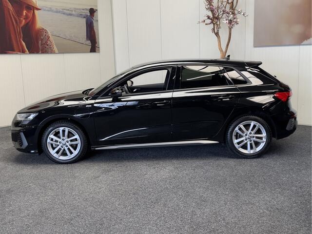 Audi A3 SPORTBACK 40 TFSI e Edition S-Line PHEV NAVIGATIE CRUISE CONTROL CLIMATE CONTROL STOELVERWARMING RIJSTROOKSENSOREN PDC ZEER MOOI !! 3010