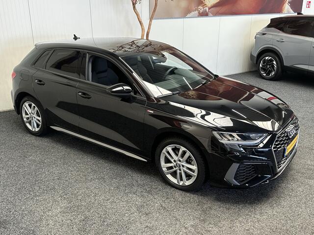 Audi A3 SPORTBACK 40 TFSI e Edition S-Line PHEV NAVIGATIE CRUISE CONTROL CLIMATE CONTROL STOELVERWARMING RIJSTROOKSENSOREN PDC ZEER MOOI !! 3010