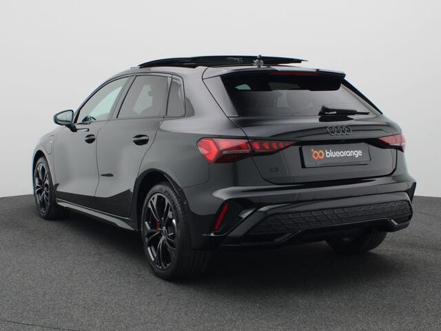 Audi A3 SPORTBACK 45 TFSI e S edition Competition 272PK S-Tronic S-Line, Pano-Schuifdak, Memorystoel, Achteruitrijcamera, Matrix LED-verlichting, Leder, Elektr. Achterklep, Keyless, 18" LM Velgen