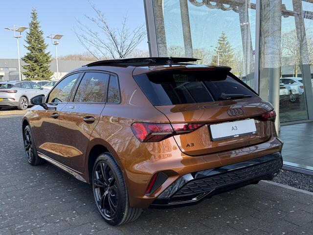 Audi A3 SPORTBACK S edition Competition 45 TFSI e 200 kW / 272 PK Sp Ipanemabraun Audi Exclusive | Panoramadak | Elektrische Stoelen | SONOS | Camera |