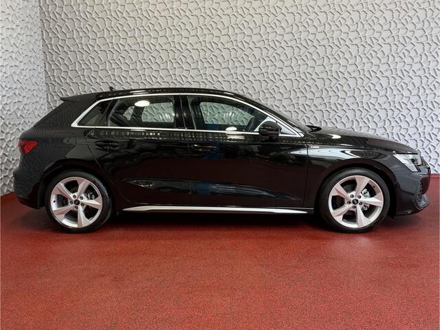 Audi A3 SPORTBACK 35 TFSI 3X S-LINE SCHUIFDAK SONOS MATRIX LED CAMERA STOELVERW ADAP.CRUISE ZWARTE HEMEL PANORAMA
