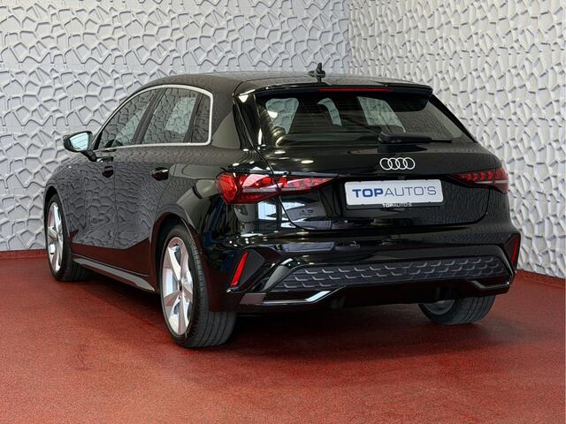 Audi A3 SPORTBACK 35 TFSI 3X S-LINE SCHUIFDAK SONOS MATRIX LED CAMERA STOELVERW ADAP.CRUISE ZWARTE HEMEL PANORAMA