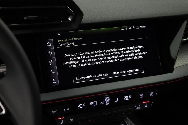 Audi A3 SPORTBACK 40 TFSI e 204 pk Advanced edition | Assis.pak driving+parking plus | Optiekpakket zwart plus | Warmtewerend glas donker tint