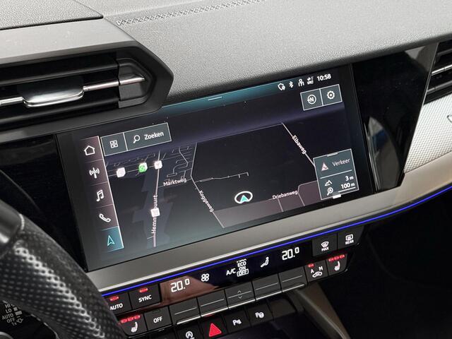 Audi A3 SPORTBACK 35 TFSI S Line - PANORAMADAK - AUTOMAAT - VITRUAL COCKPIT - SFEERVERLICHTING - KEYLESS - PARKEERCAMERA CARPLAY