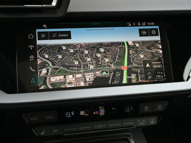 Audi A3 SPORTBACK 45 TFSI e S edition Competition | Panoramadak | 5 jr garantie | Ambiance interieur | Active Cruise | Sonos Sound | S-Seats + Memory | Head-Up | Camera | Stoelverwarming | Keyless