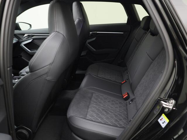 Audi A3 SPORTBACK 45 TFSI e S edition Competition Panoramadak · SONOS Sound System · 19'' lichtmetalen velgen · Sportstoelen alcantara