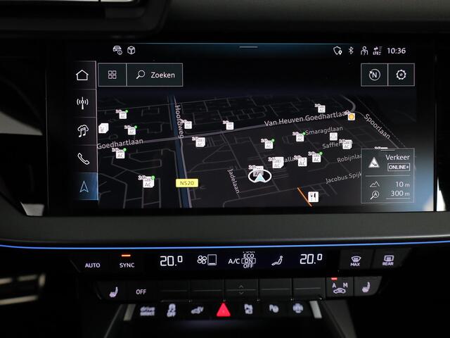 Audi A3 SPORTBACK 40 TFSI e S edition 204 pk S-tronic | Verlengde garantie | Navigatie | Parkeersensoren (Park assist) | Achteruitrijcamera | Stoelverwarming | S-Line |