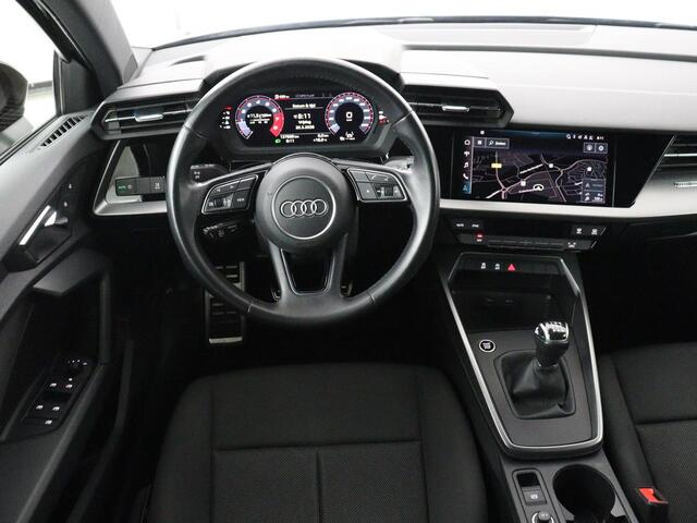 Audi A3 SPORTBACK 35 TFSI Pro Line | Carplay | Adaptive cruise | Virtual Cockpit | Navigatie | Full LED | 18'' | Climate control | Parkeerhulp | Bluetooth