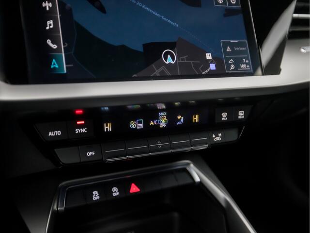 Audi A3 SPORTBACK 35 TFSI Sport 150Pk Automaat (NIEUW MODEL, DRAADLOOS APPLE CARPLAY, GROOT NAVI, GETINT GLAS, KEYLESS, MATRIX LED, SPORTSTOELEN, NIEUWE APK, CRUISE, FLIPPERS, NIEUWSTAAT)