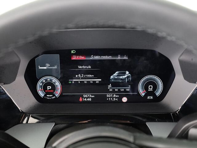 Audi A3 SPORTBACK 30 TFSI Advanced edition 115pk S-tronic | Navigatie via App | 19 inch Lichtmetalen velgen | Stoelverwarming | Parkeersensoren voor en achter