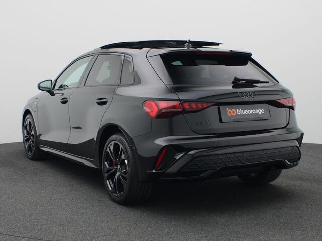 Audi A3 SPORTBACK 45 TFSI e S edition Competition 272PK S-Tronic S-Line, Pano-Schuifdak, Memorystoel, Achteruitrijcamera, Matrix LED-verlichting, Leder, Elektr. Achterklep, Keyless, 18" LM Velgen