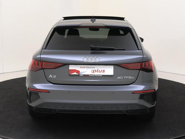 Audi A3 SPORTBACK 40 TFSI S line | SoH 92% | Panoramadak | Navigatie Plus | Virtual cockpit Plus | Adaptieve cruise control | Parkeerassistent | Stoelverwarming | Lederen bekleding | Full LED verlichting |