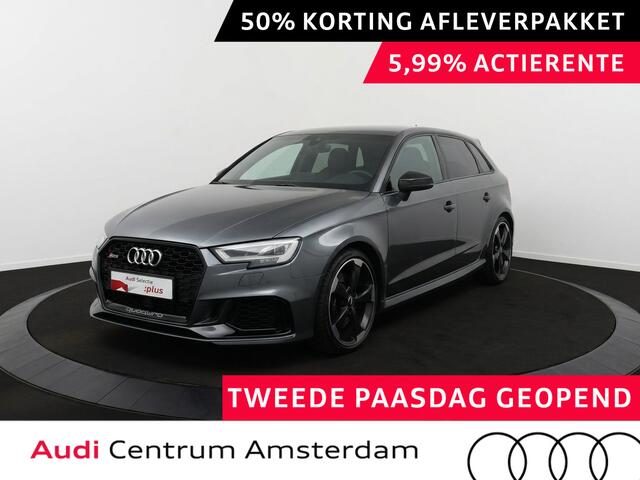 Audi A3 SPORTBACK 2.5 TFSI RS 3 quattro 400pk | 1e Eigenaar | Navigatie | Virtual cockpit | Elektrisch verstelbare voorstoelen | Parkeercamera