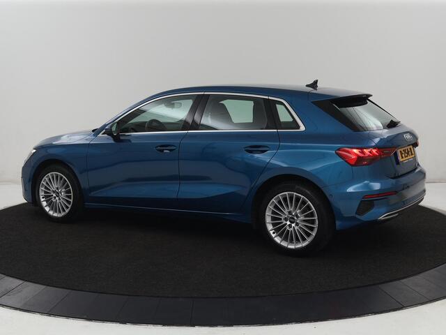 Audi A3 SPORTBACK 30 TFSI Advanced edition | Sportstoelen | Park Assist | Carplay | Virtual Cockpit | Audi Sound | Full LED | Navigatie | Sportstuur | Climate control | Bluetooth | Cruise control
