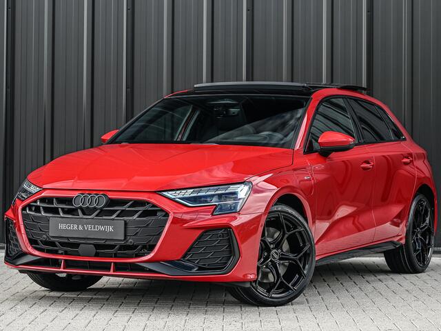 Audi A3 SPORTBACK 45 TFSI e S edition Competition | Panoramadak | 5 jr garantie | Ambiance interieur | Active Cruise | Sonos Sound | S-Seats + Memory | Head-Up | Camera | Stoelverwarming | Keyless