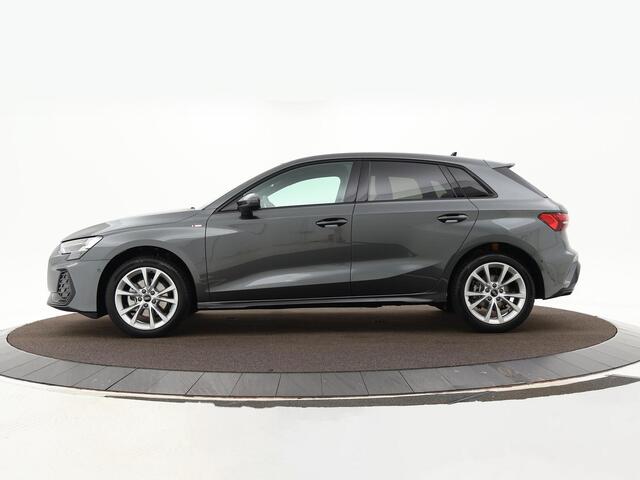 Audi A3 SPORTBACK 35 TFSI S edition 150 PK · Assis.pak Driving+Parking plus · Comfortpakket plus · Optiekpakket zwart plus