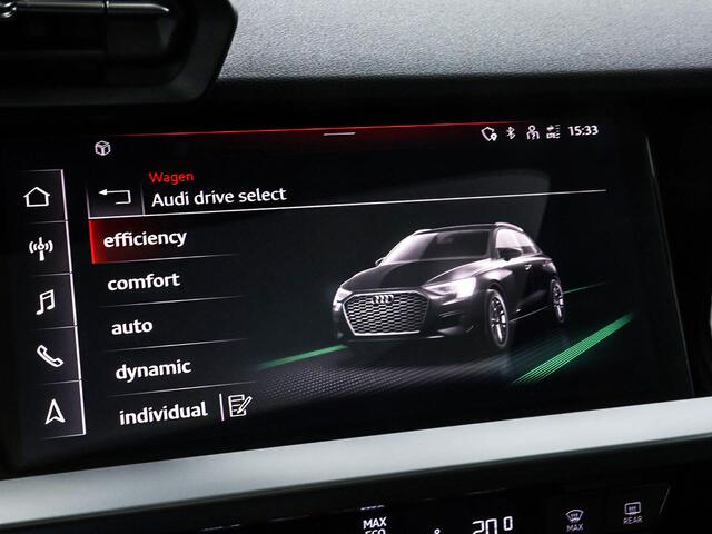 Audi A3 SPORTBACK 40 TFSIe 204pk S-tronic Edition · Panoramadak · Camera · S-line Exterieur · Navigatie · Dodehoek Detectie · Stoelverwarming · 17'' Inch ·