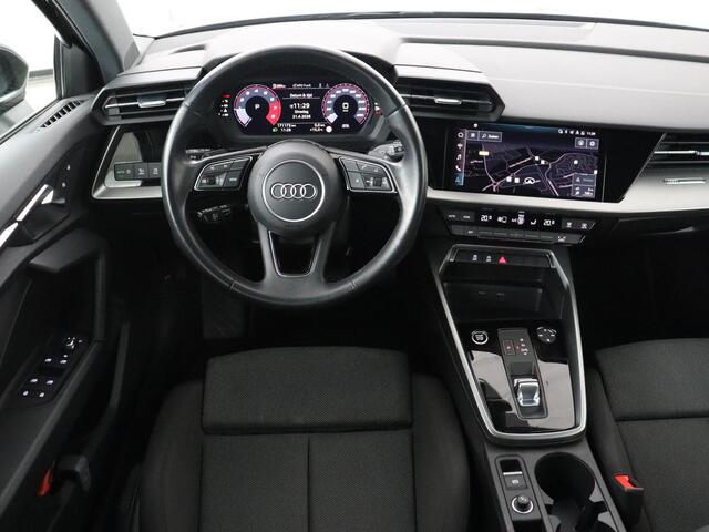 Audi A3 SPORTBACK 30 TFSI Advanced edition | Sportstoelen | Carplay | Audi Sound | Navigatie | Virtual Cockpit | Climate control | Full LED | Parkeerhulp | 17'' | DAB | Cruise control